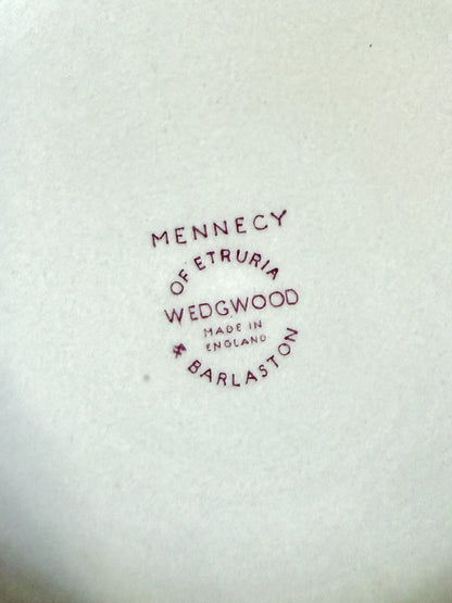 Saladier ancien anglais – décor bordeaux champêtre