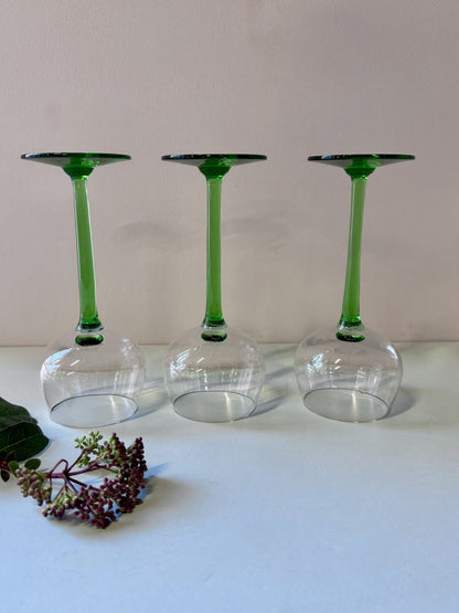 Verres alsaciens en cristal - lot de 3