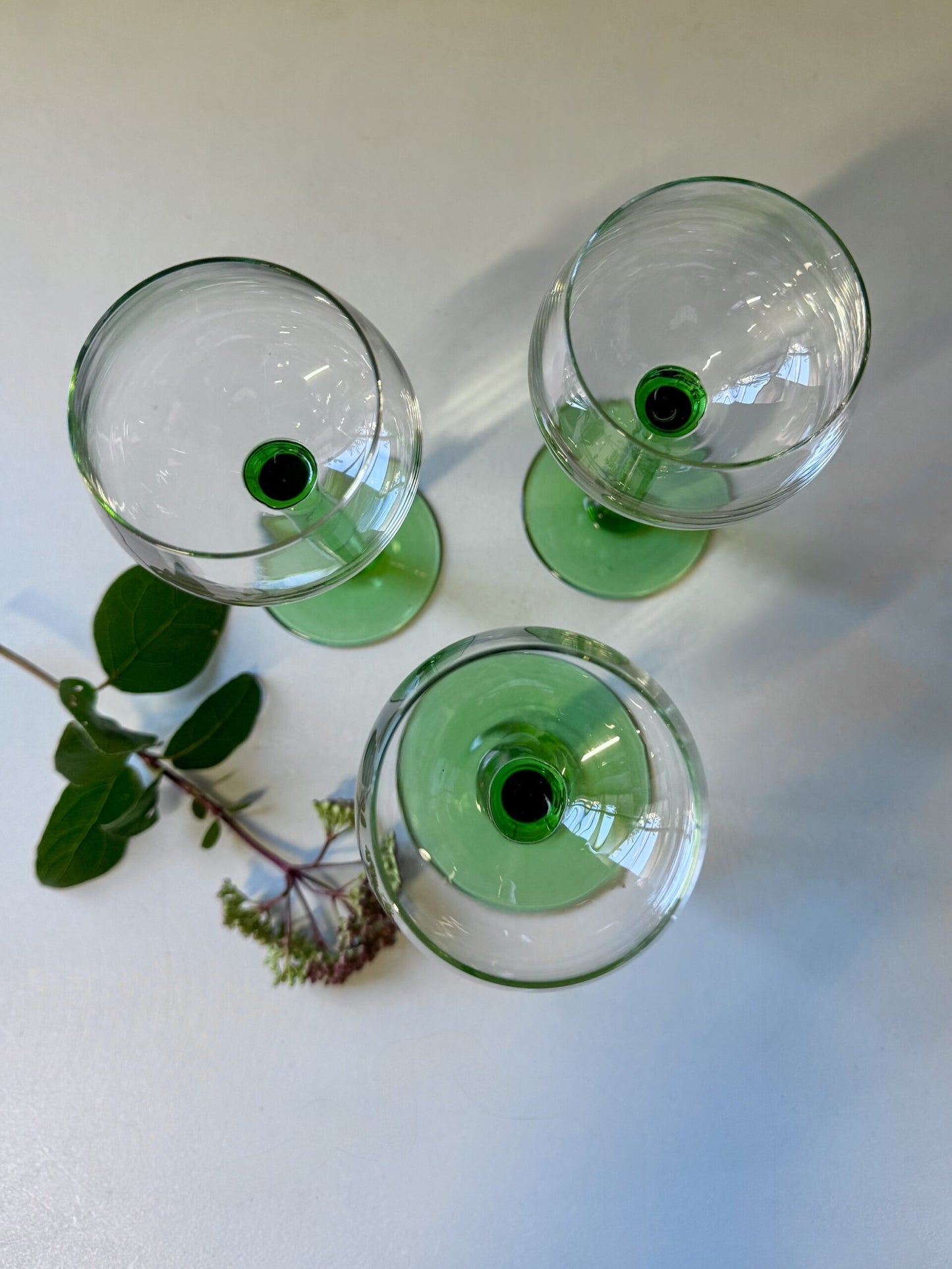 Verres alsaciens en cristal - lot de 3