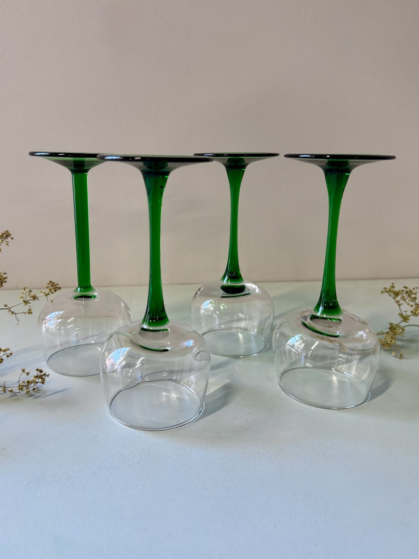 Verres alsaciens en cristal - lot de 4
