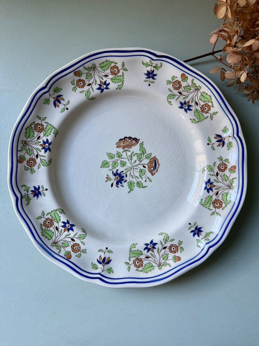 Plat rond Longchamp façon fait main