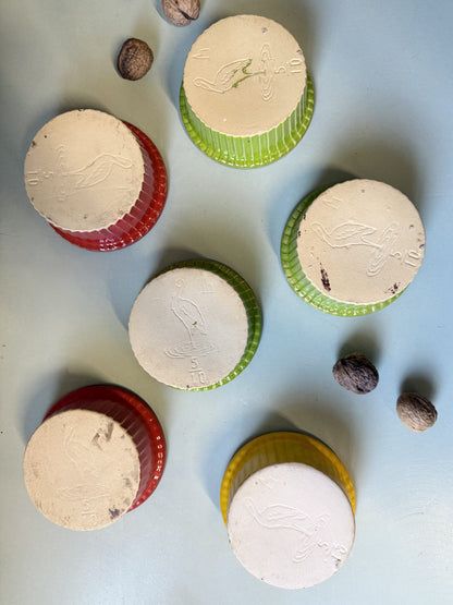 Ramequins colorés alsaciens - lot de 6