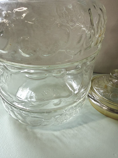 Bonbonnière Rumtopf de Fidenza Vetrarir 3L en verre