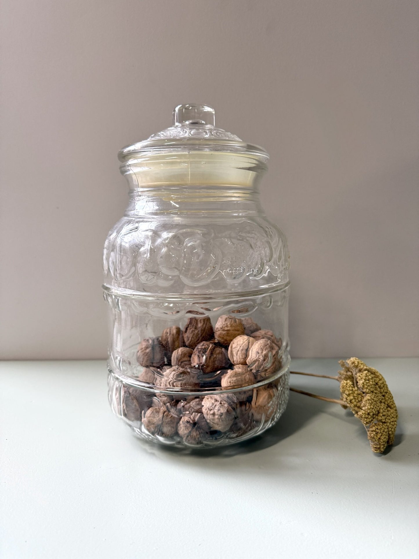 Bonbonnière Rumtopf de Fidenza Vetrarir 3L en verre