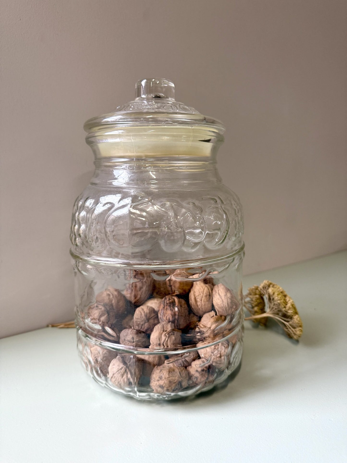 Bonbonnière Rumtopf de Fidenza Vetrarir 3L en verre