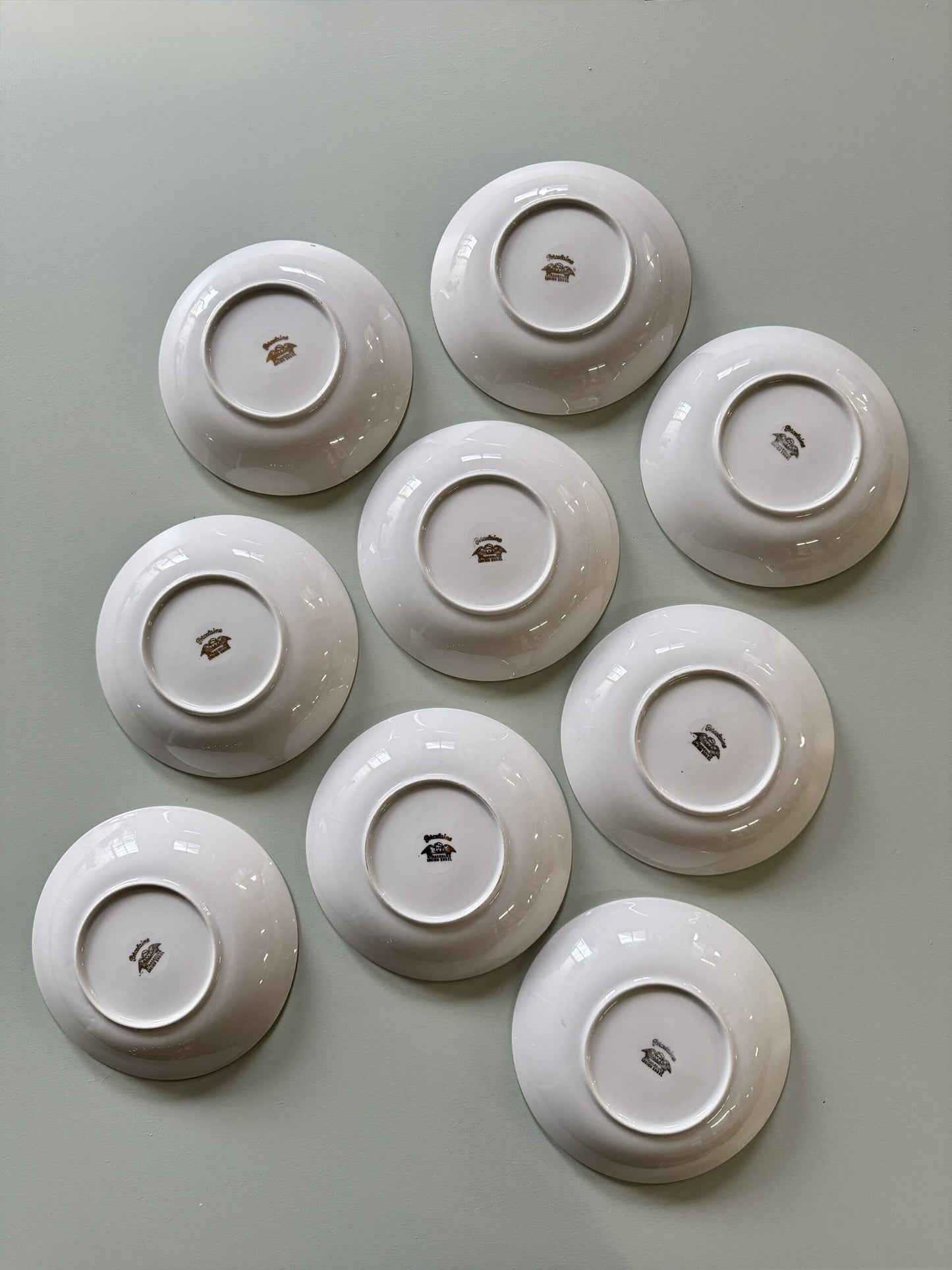 Assiettes creuses Strasbourg Lucien Engel - Lot de 9