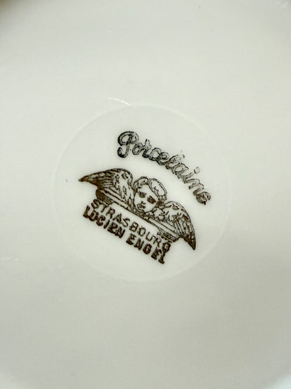 Assiettes creuses Strasbourg Lucien Engel - Lot de 9