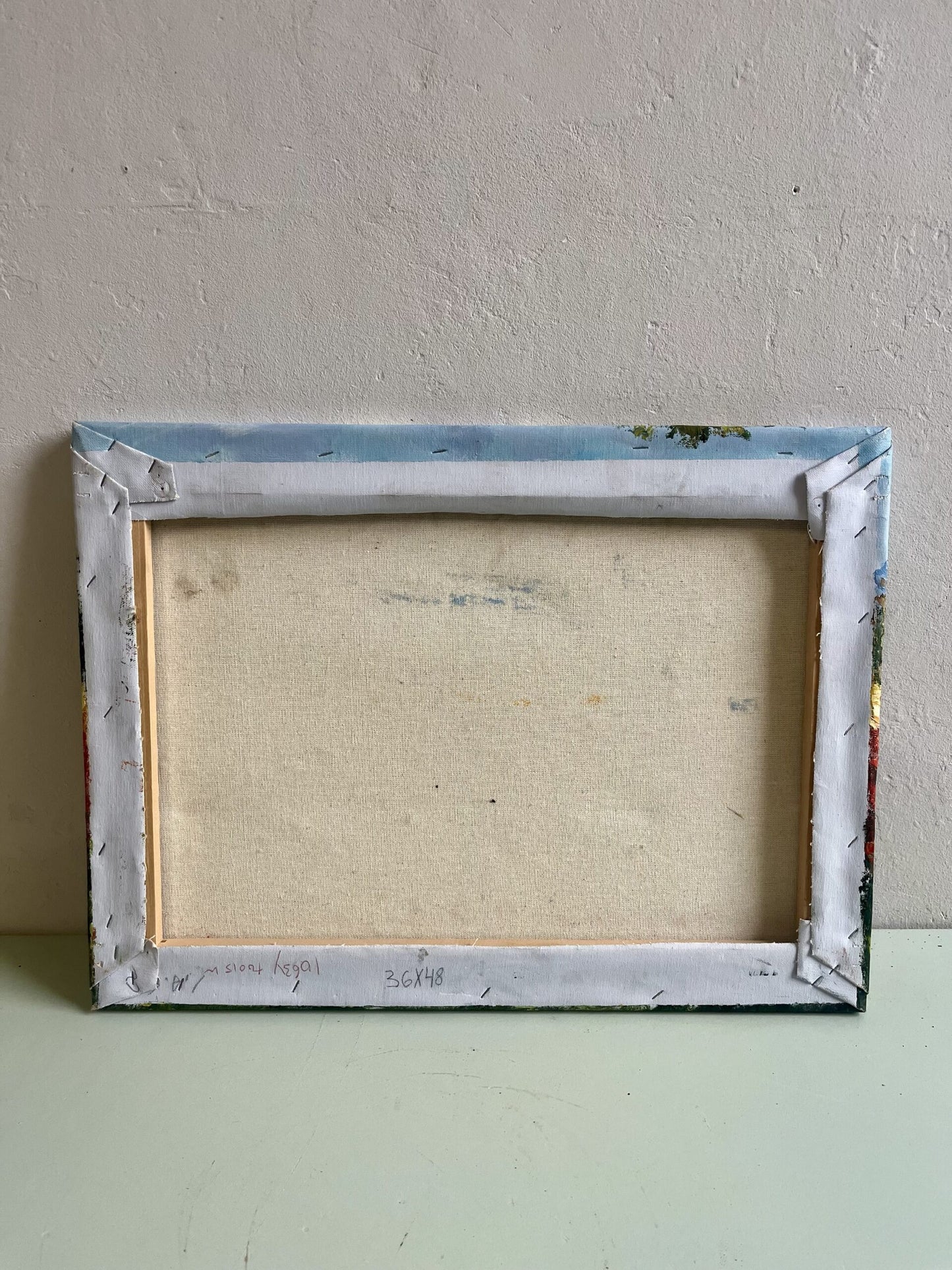 Huile sur toile vintage - paysage