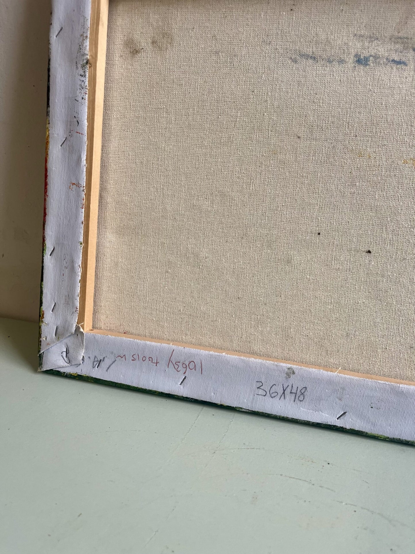 Huile sur toile vintage - paysage