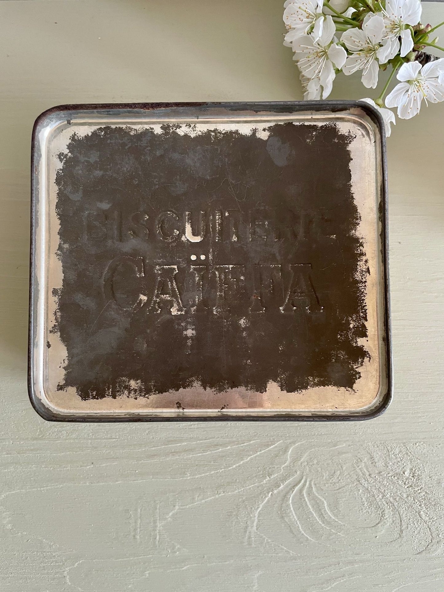 Boîte Ancienne Biscuiterie Caïffa