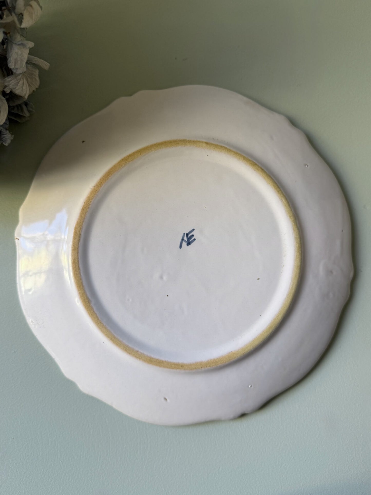 Assiette plate décorative Emile Tessier