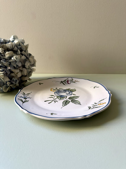 Assiette plate décorative Emile Tessier