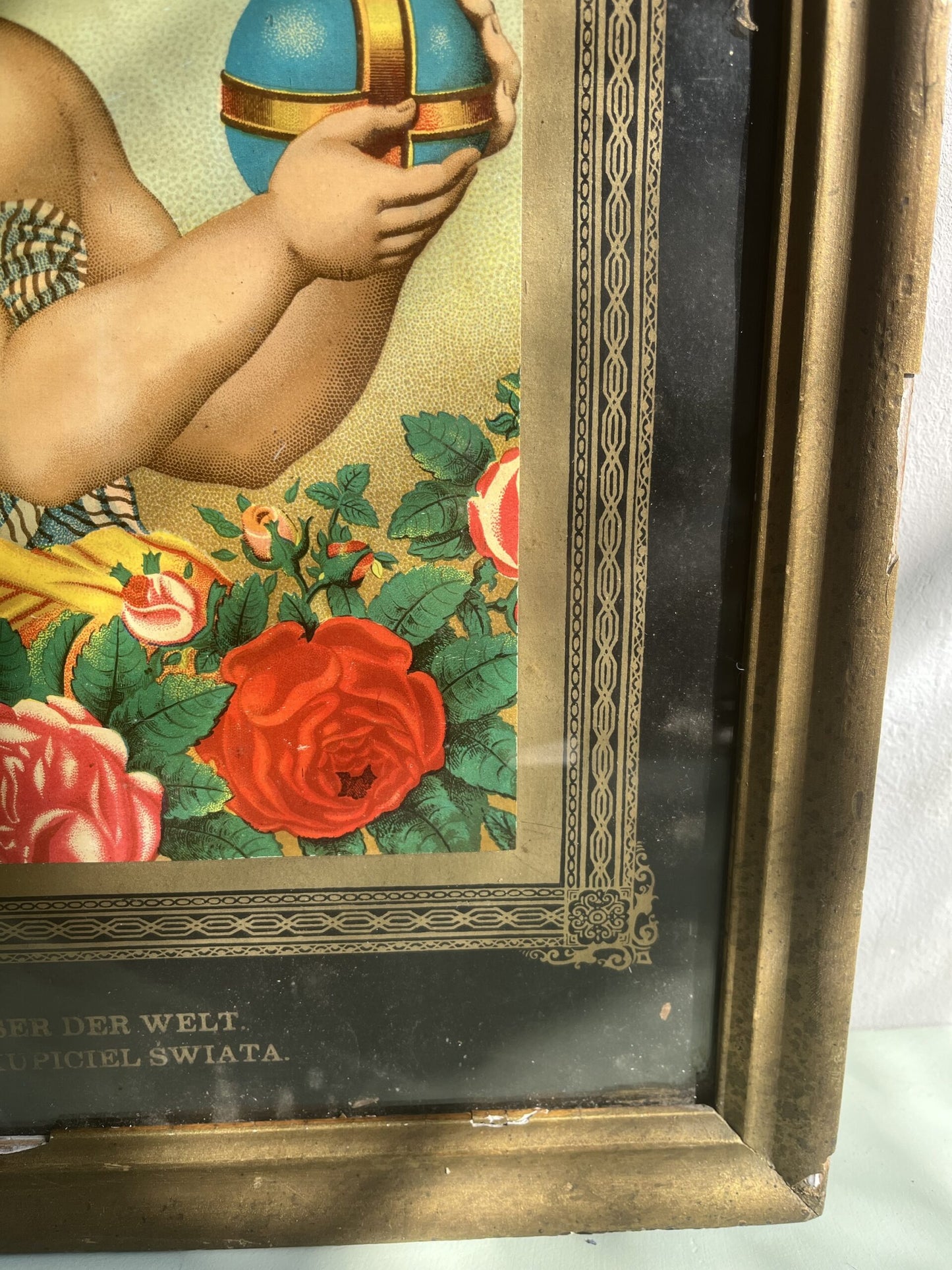 Tableau « enfant au globe »