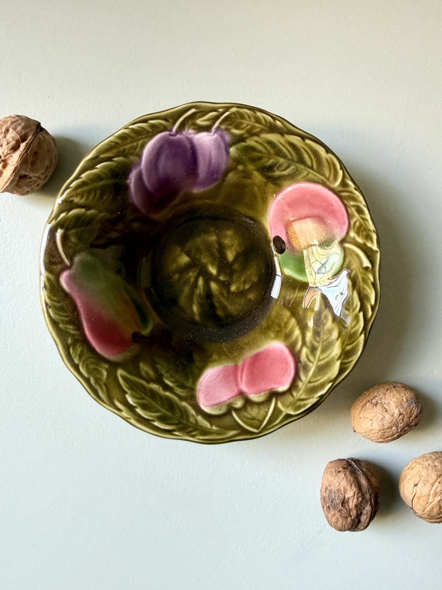 Coupelle en barbotine de Sarreguemines