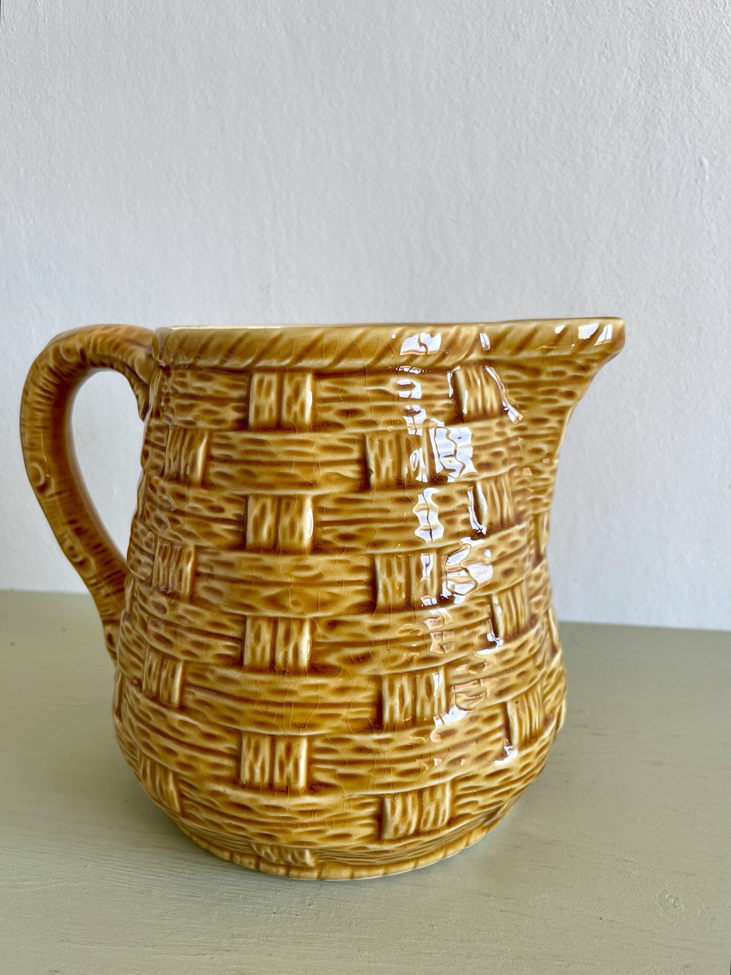 Pichet émaillé Digoin Sarreguemines