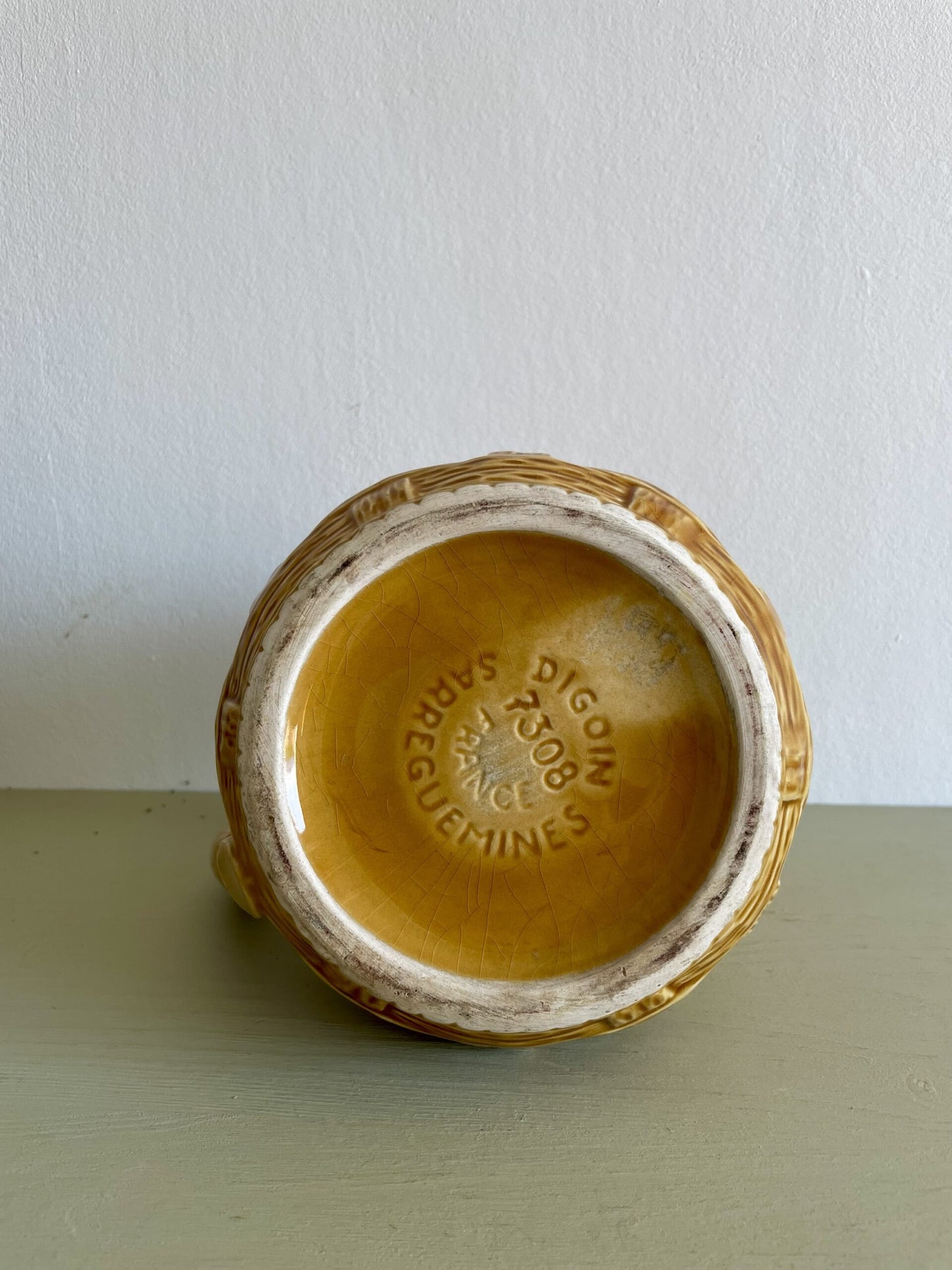 Pichet émaillé Digoin Sarreguemines