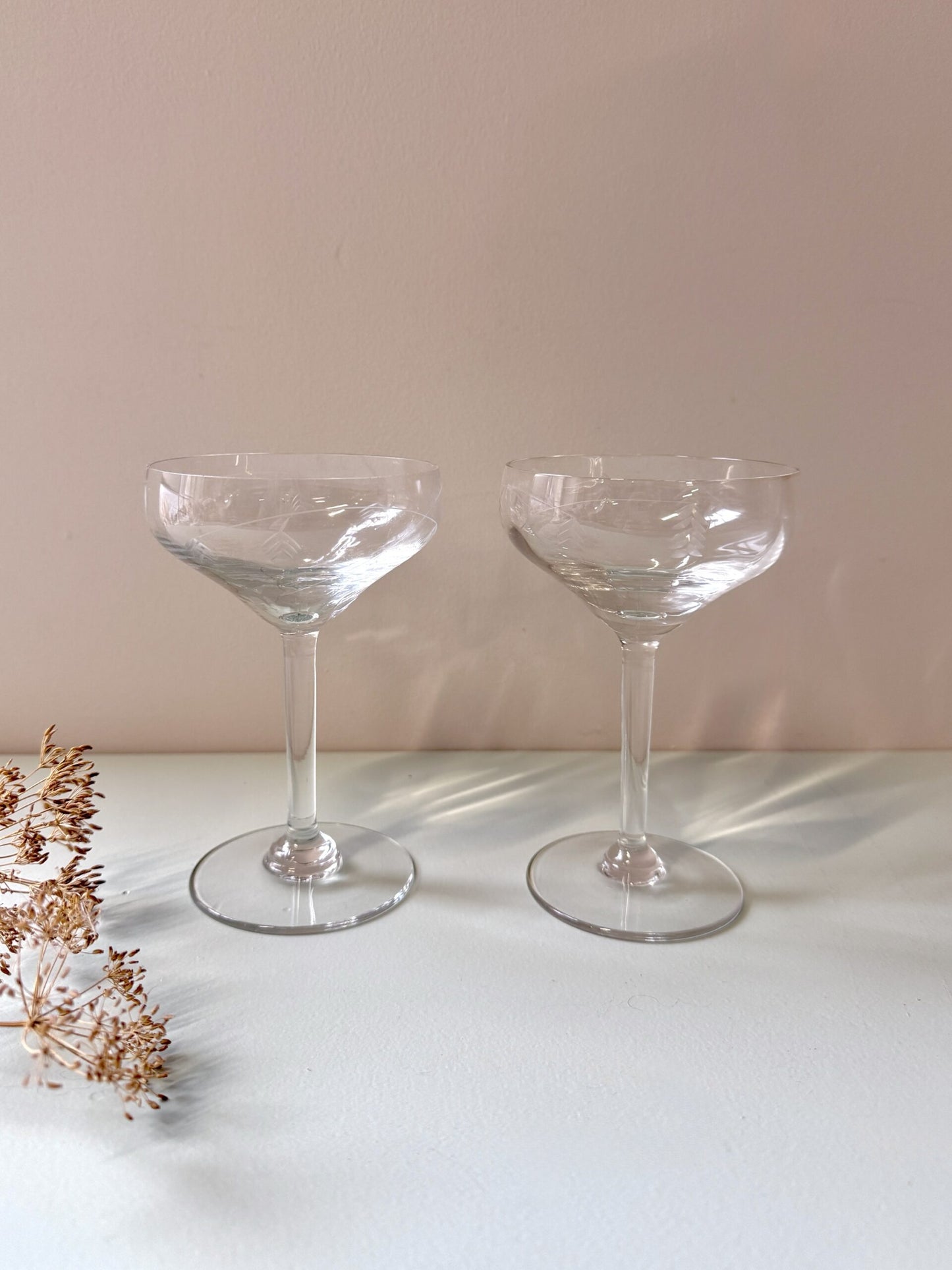 Coupes gravées - lot de 2