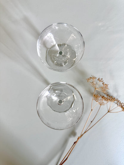 Coupes gravées - lot de 2