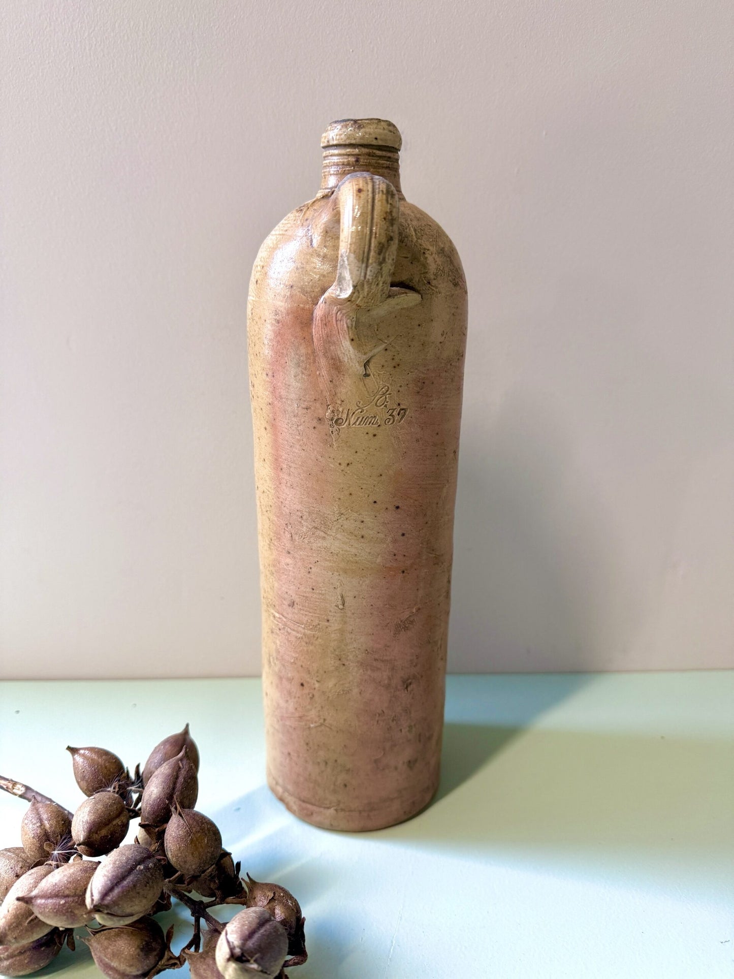 Bouteille en grès argile Niderselters Nassau