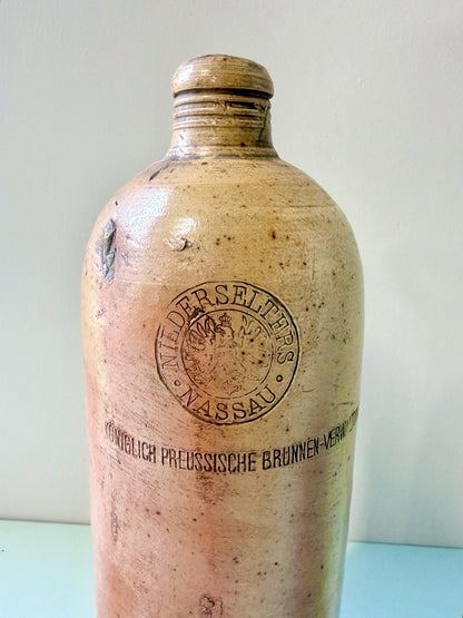 Bouteille en grès argile Niderselters Nassau