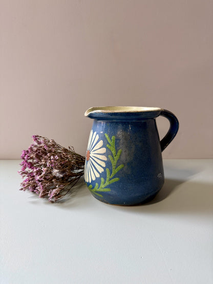 Pichet alsacien en terre cuite émaillée