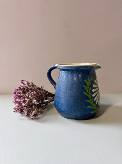 Pichet alsacien en terre cuite émaillée