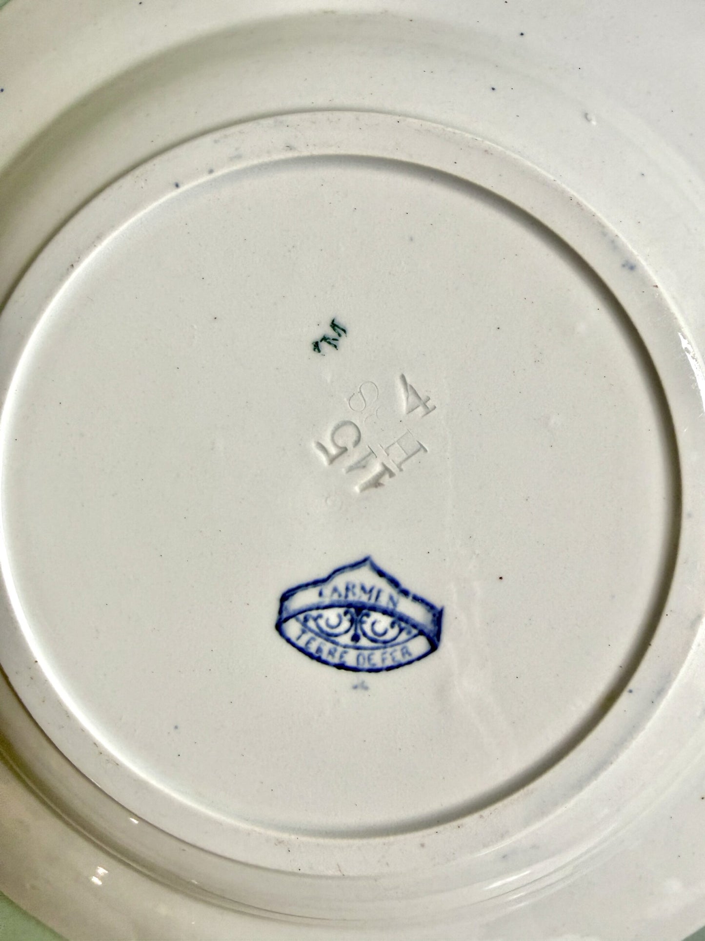 Assiettes creuses Carmen Sarreguemines - lot de 4