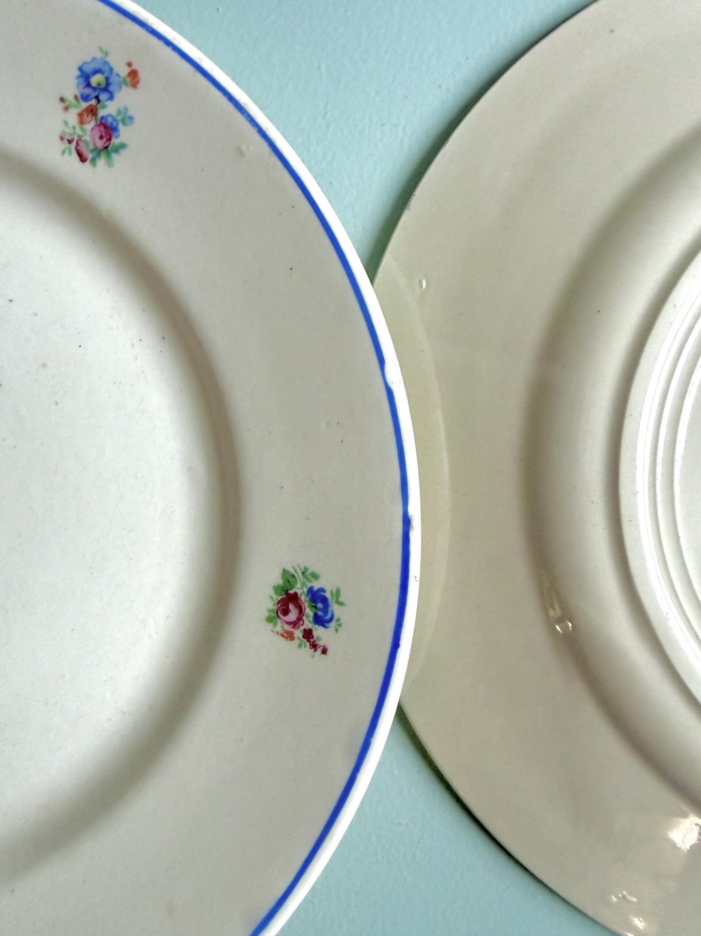 Assiettes à dessert Badonviller en demi-porcelaine - lot de 11