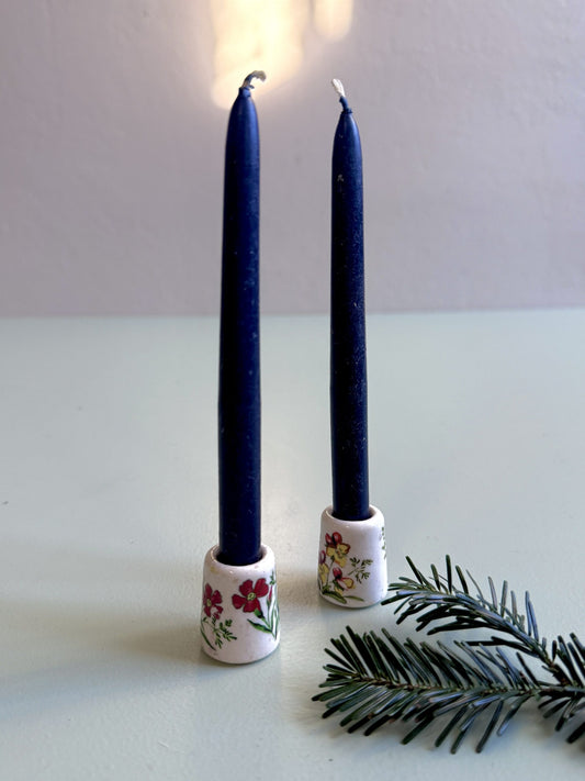Bougeoirs de petite taille - lot de 2