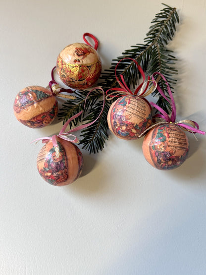 Boules de Noël - lot de 5