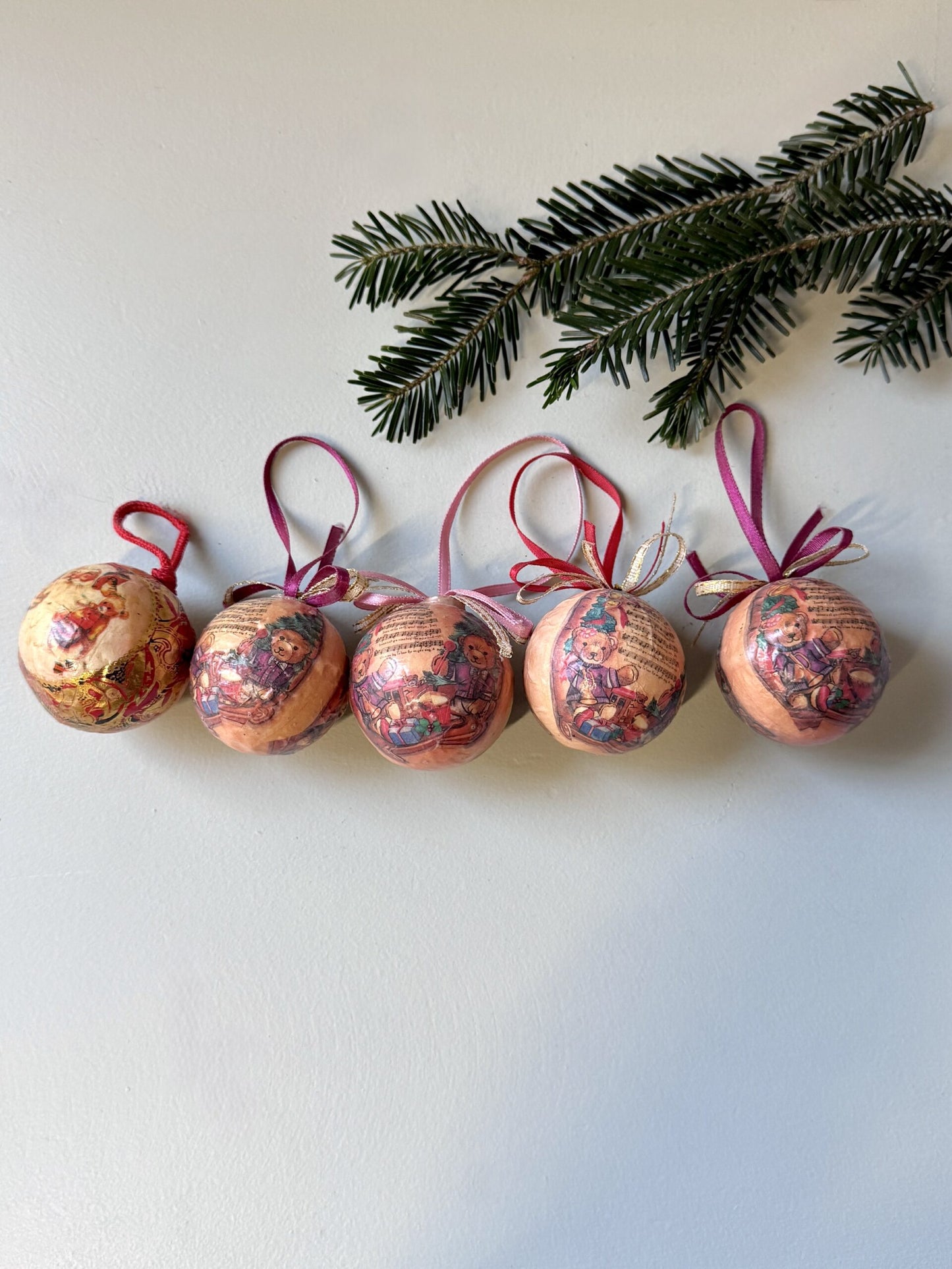 Boules de Noël - lot de 5