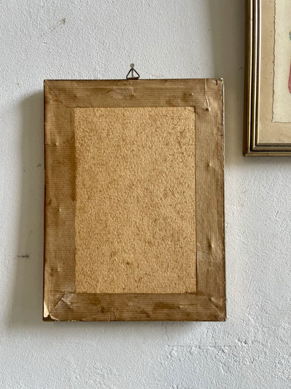 Duo d’Illustrations alsaciennes anciennes sous cadre