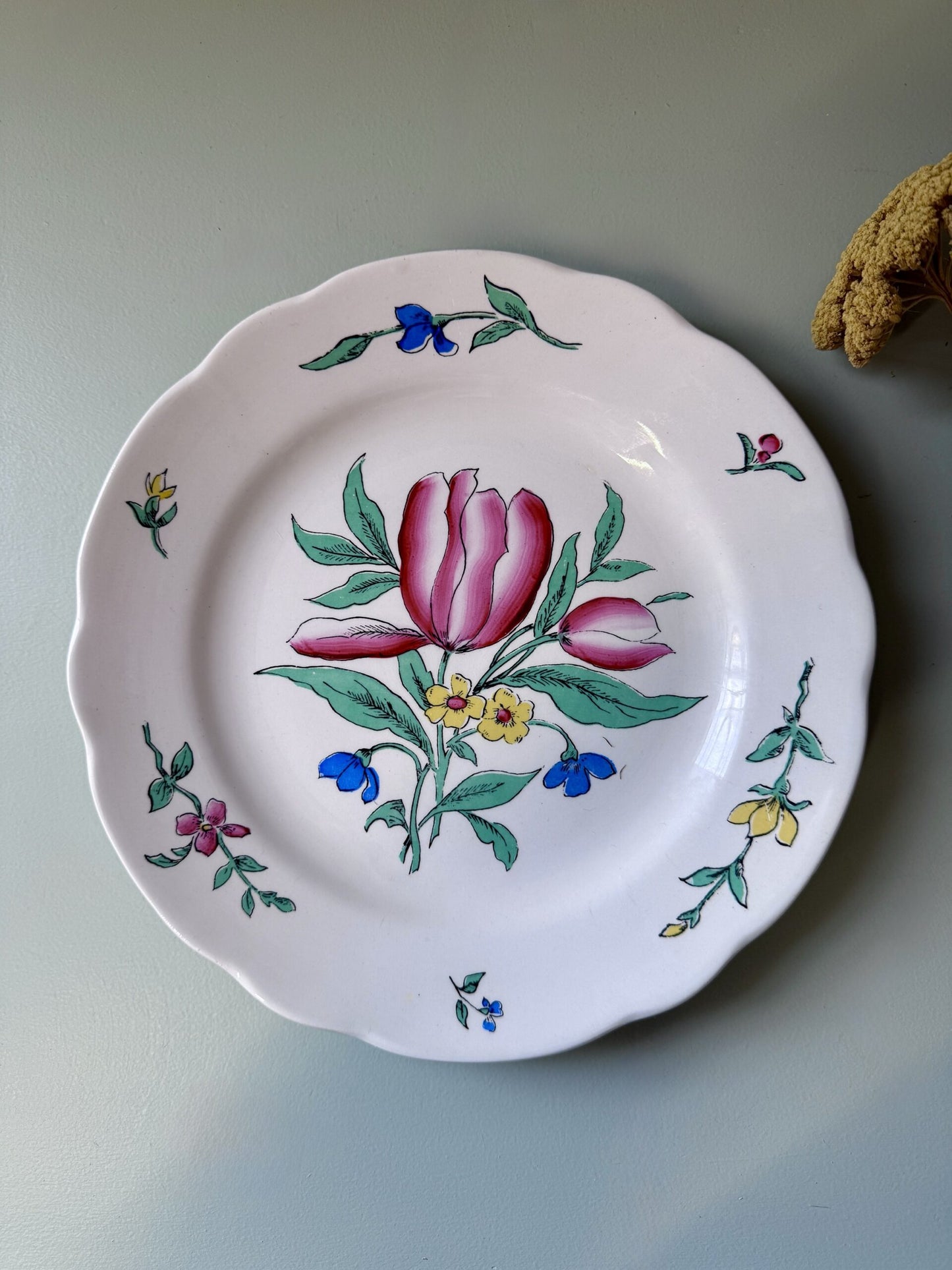 Assiette modèle Riquewihr de Sarreguemines