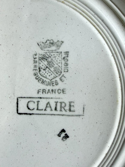 Assiette creuse Claire de Sarreguemines