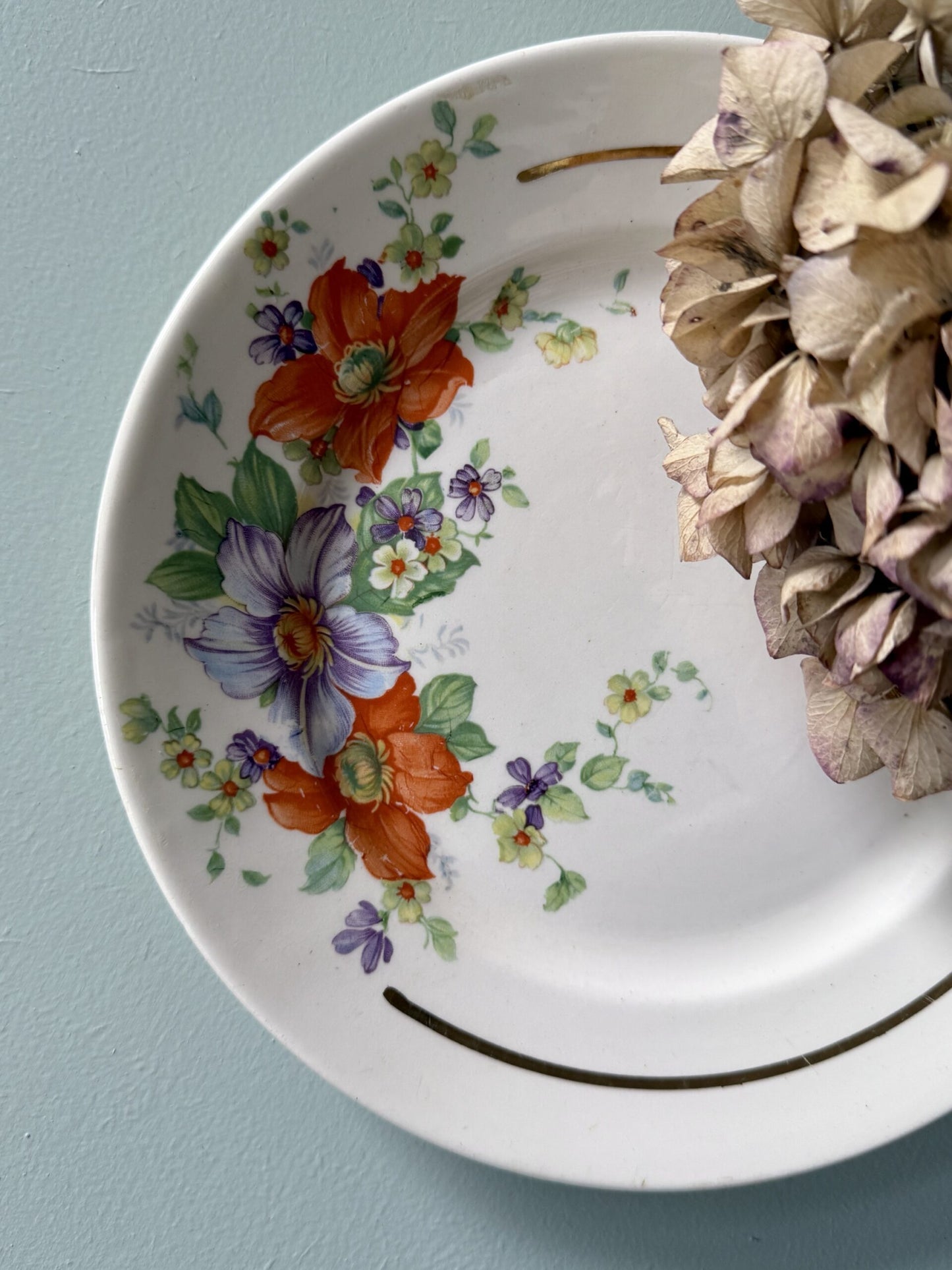 Assiettes modèle Betty de Lunéville en demi-porcelaine - lot de 5