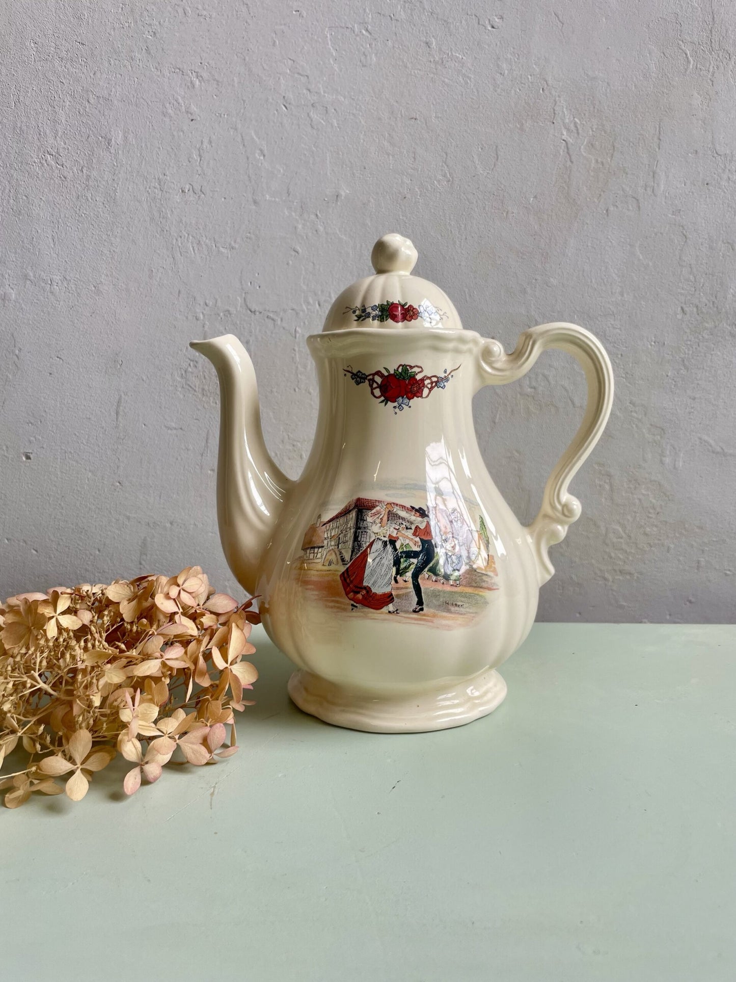 Théière Sarreguemines Obernai