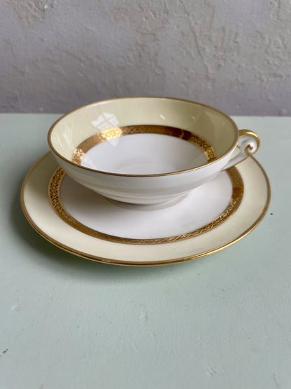 Service à café ou thé en porcelaine – Georges Boyer Limoges