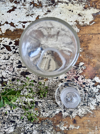 Pot en verre avec couvercle