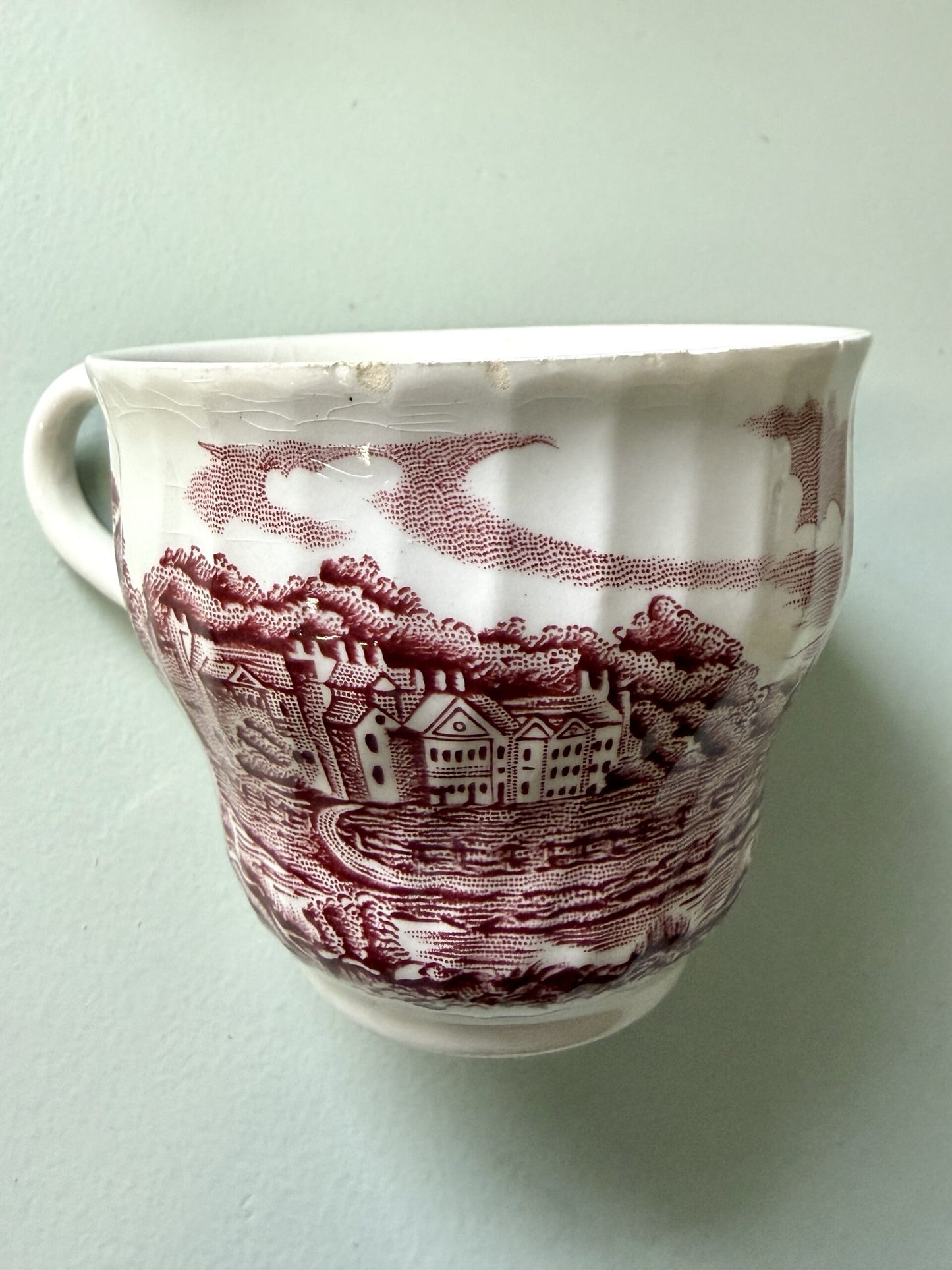 Tasses en faïence anglaises - lot de 2