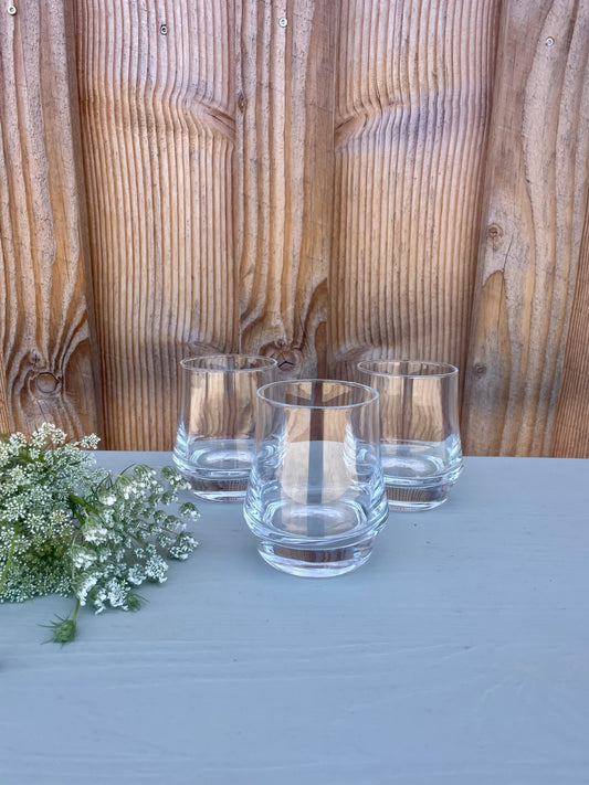 Lot de 3 verres à eau ou jus
