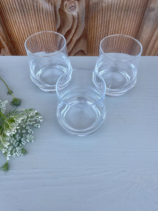 Lot de 3 verres à eau ou jus