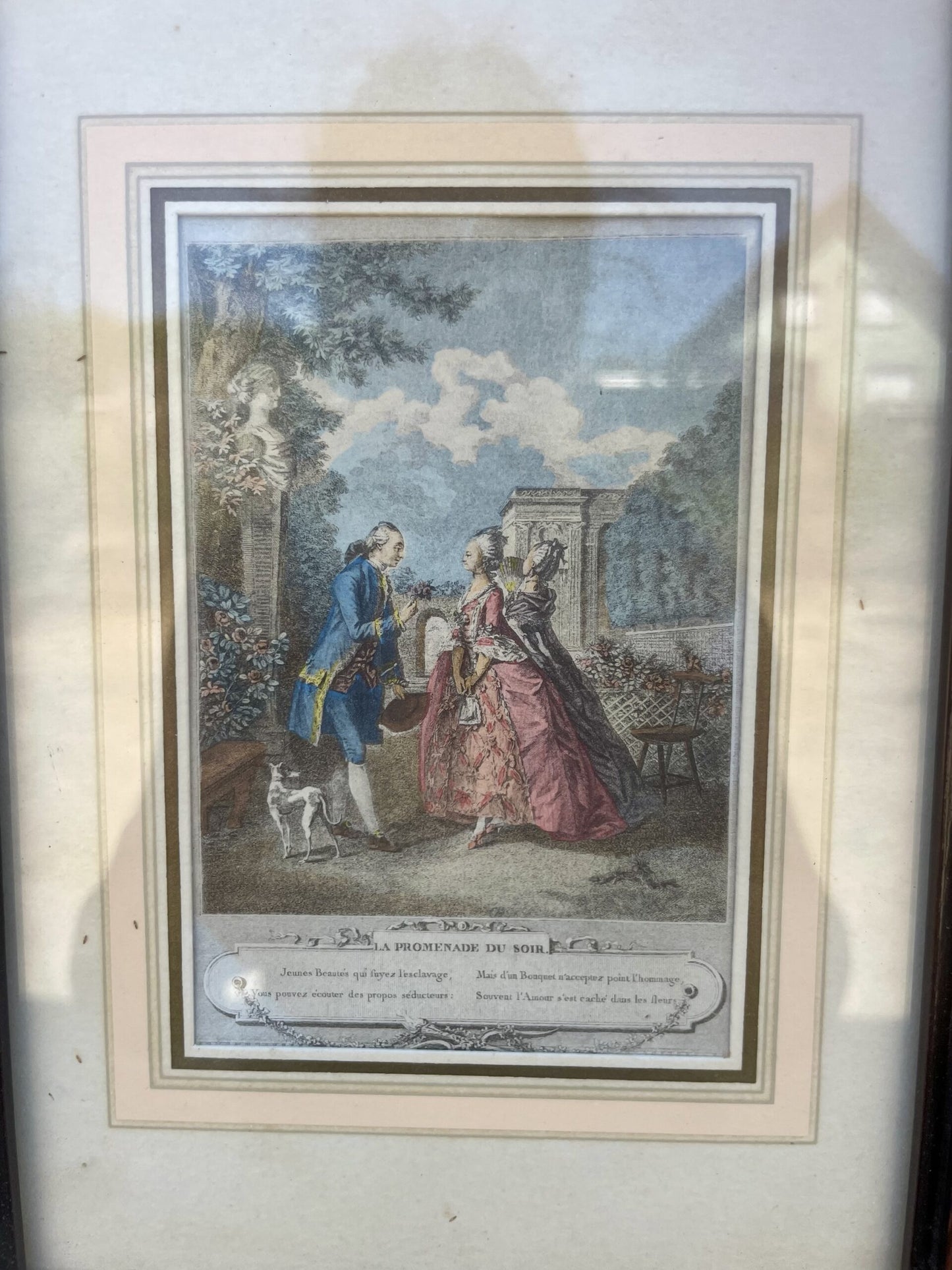 Duo de gravures – La Promenade du matin et La Promenade du soir