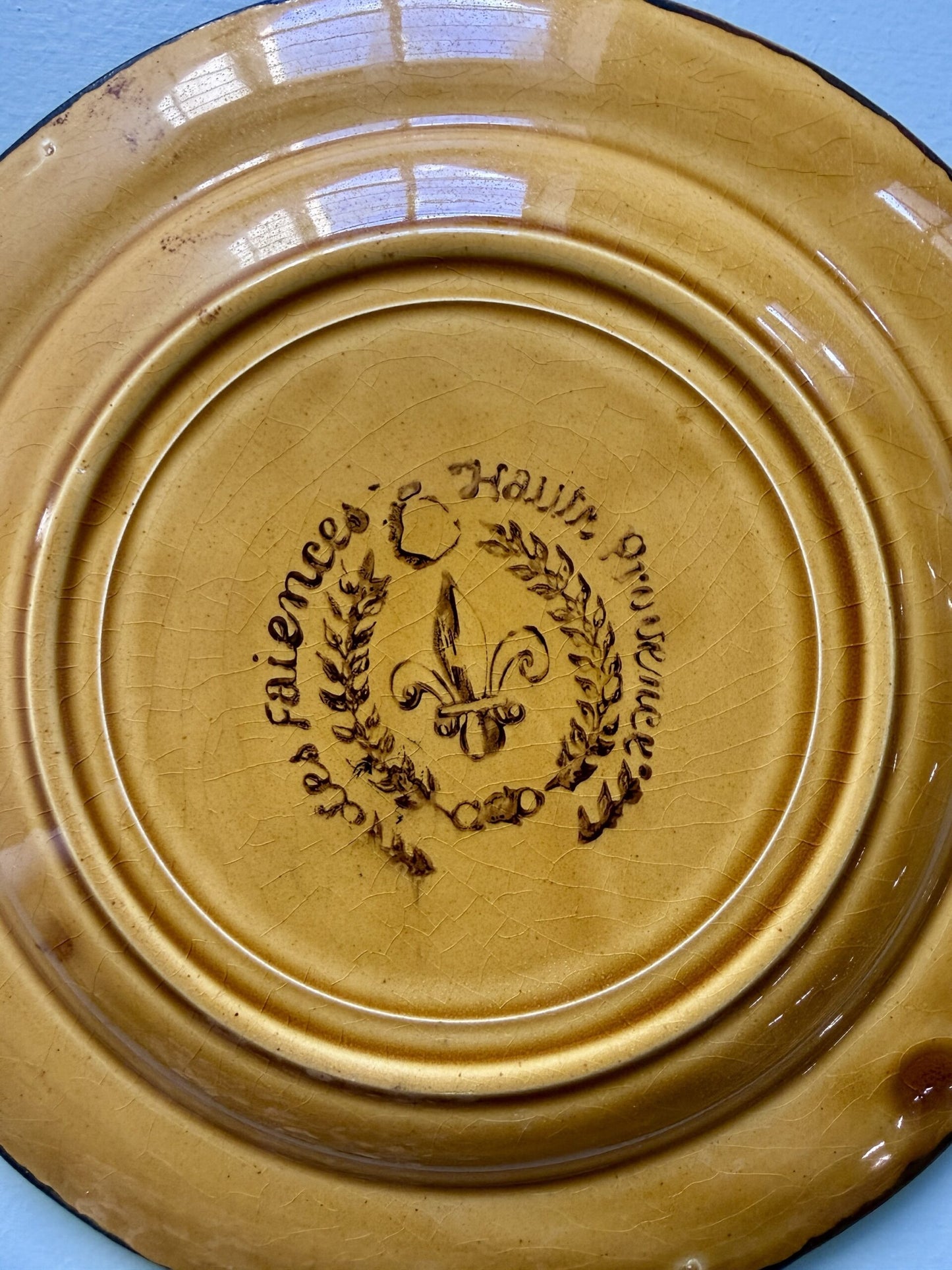 Assiettes chantournées à dessert de Haute-Provence - lot de 2