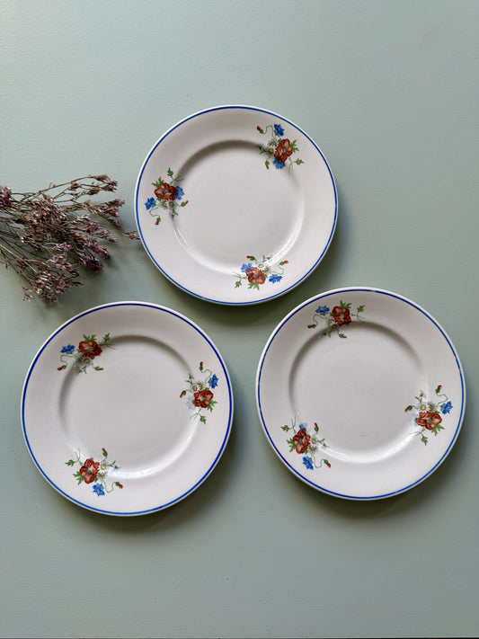 Assiettes à dessert de Salins - lot de 3