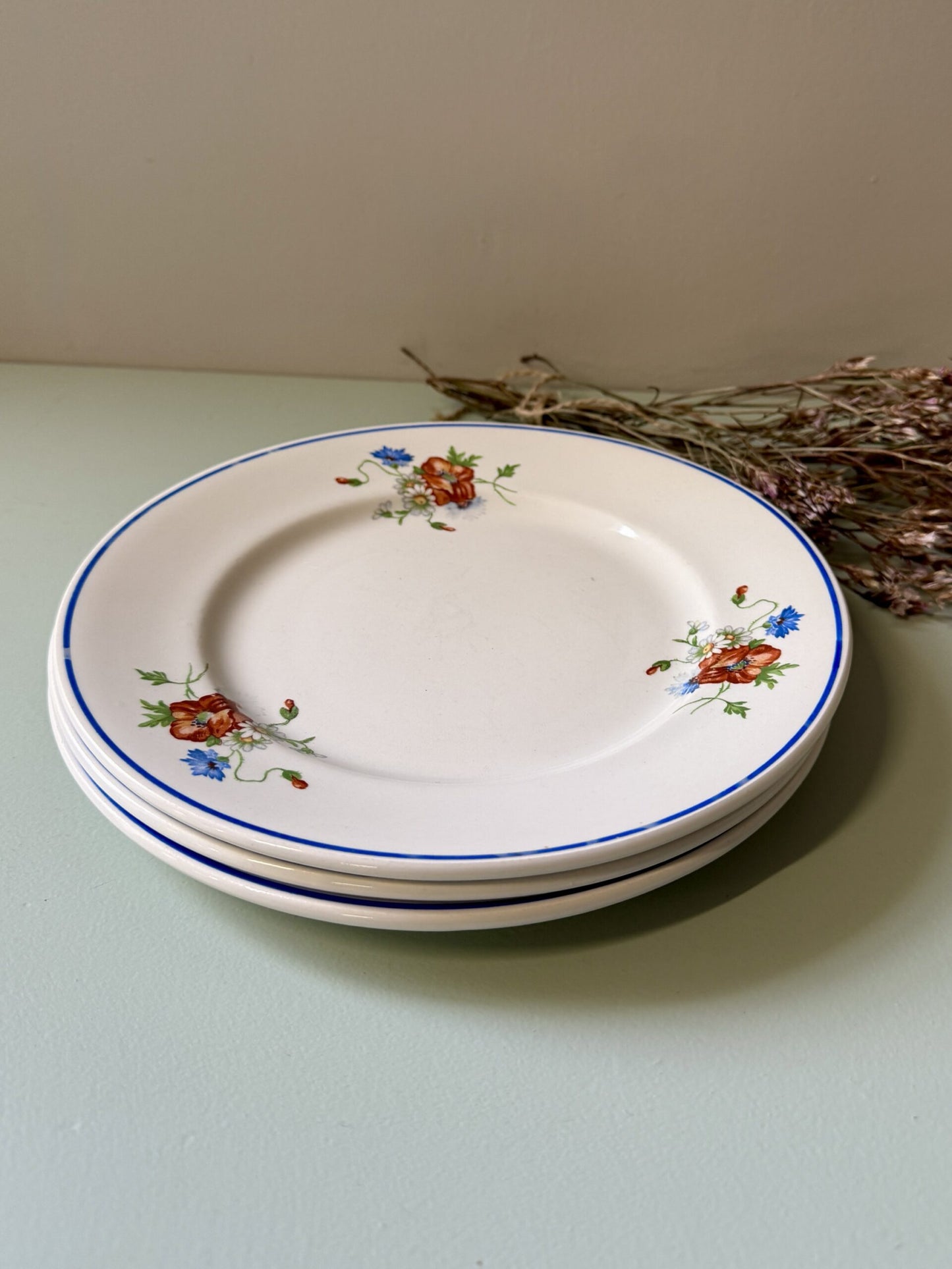 Assiettes à dessert de Salins - lot de 3