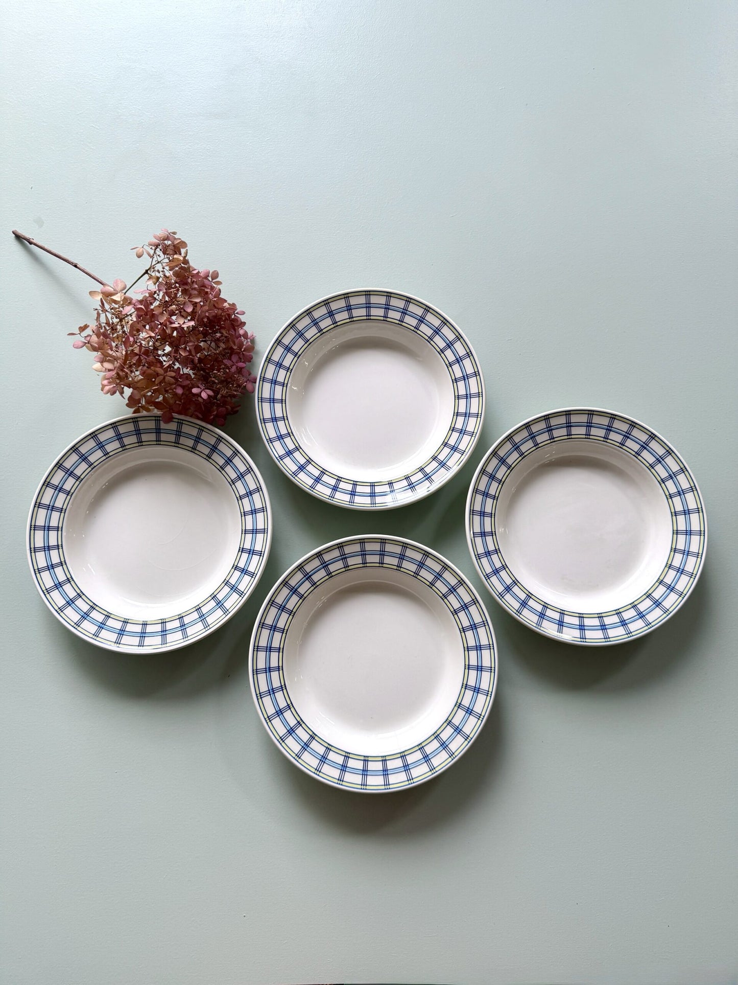 Assiettes creuses en céramique Pagnossin- lot de 4
