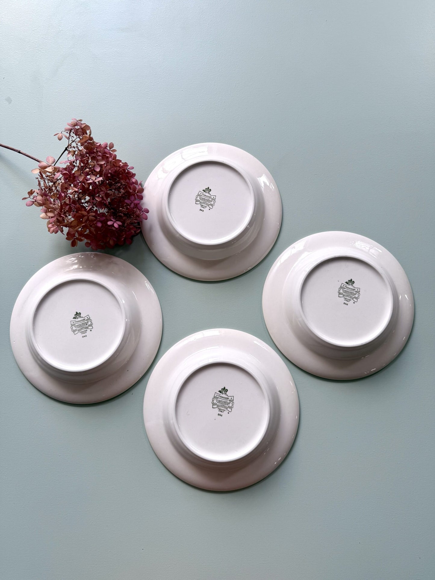 Assiettes creuses en céramique Pagnossin- lot de 4