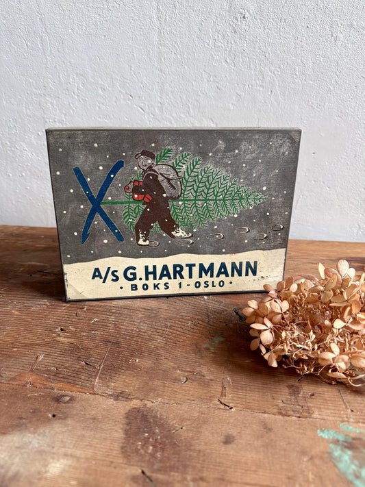 Boîte métallique vintage A/S G.Hartmann