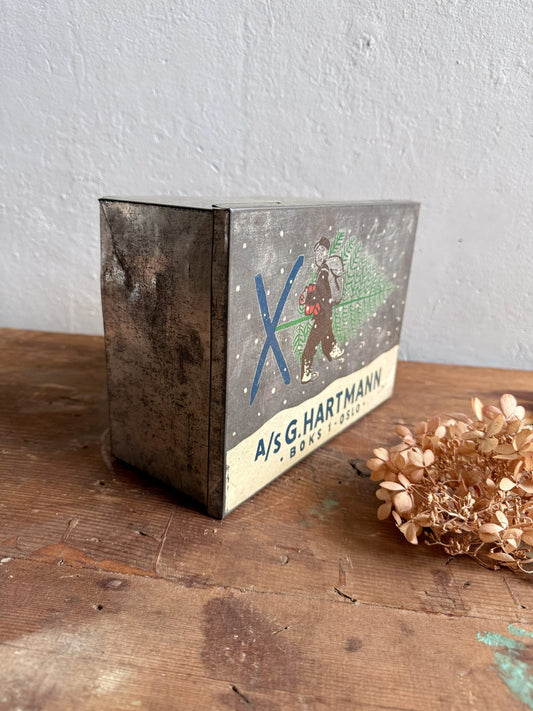 Boîte métallique vintage A/S G.Hartmann