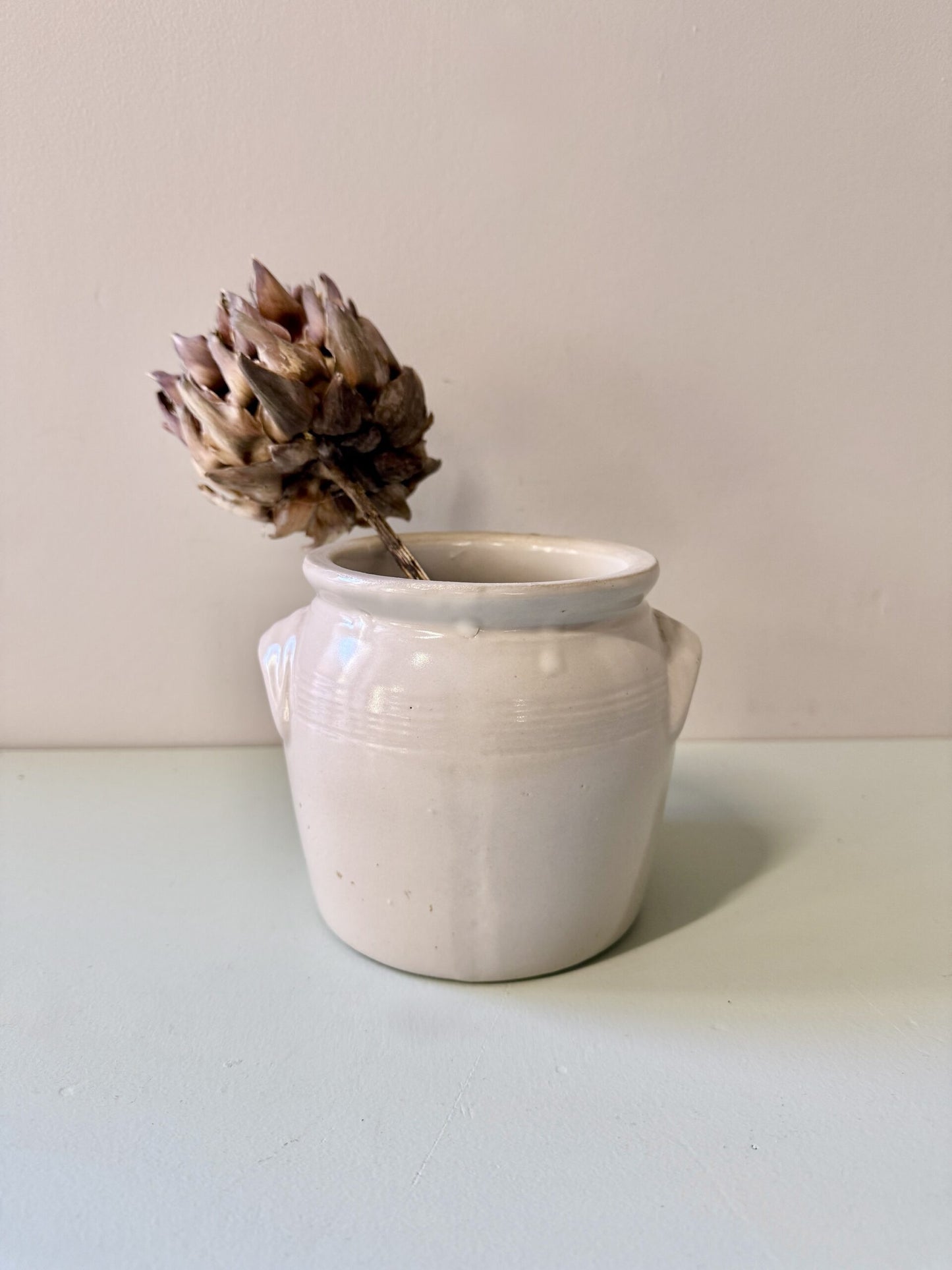 Pot en grès emaillé